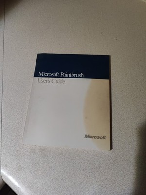 VTG Microsoft Paintbrush User's Guide BookVersion 4.0 1989