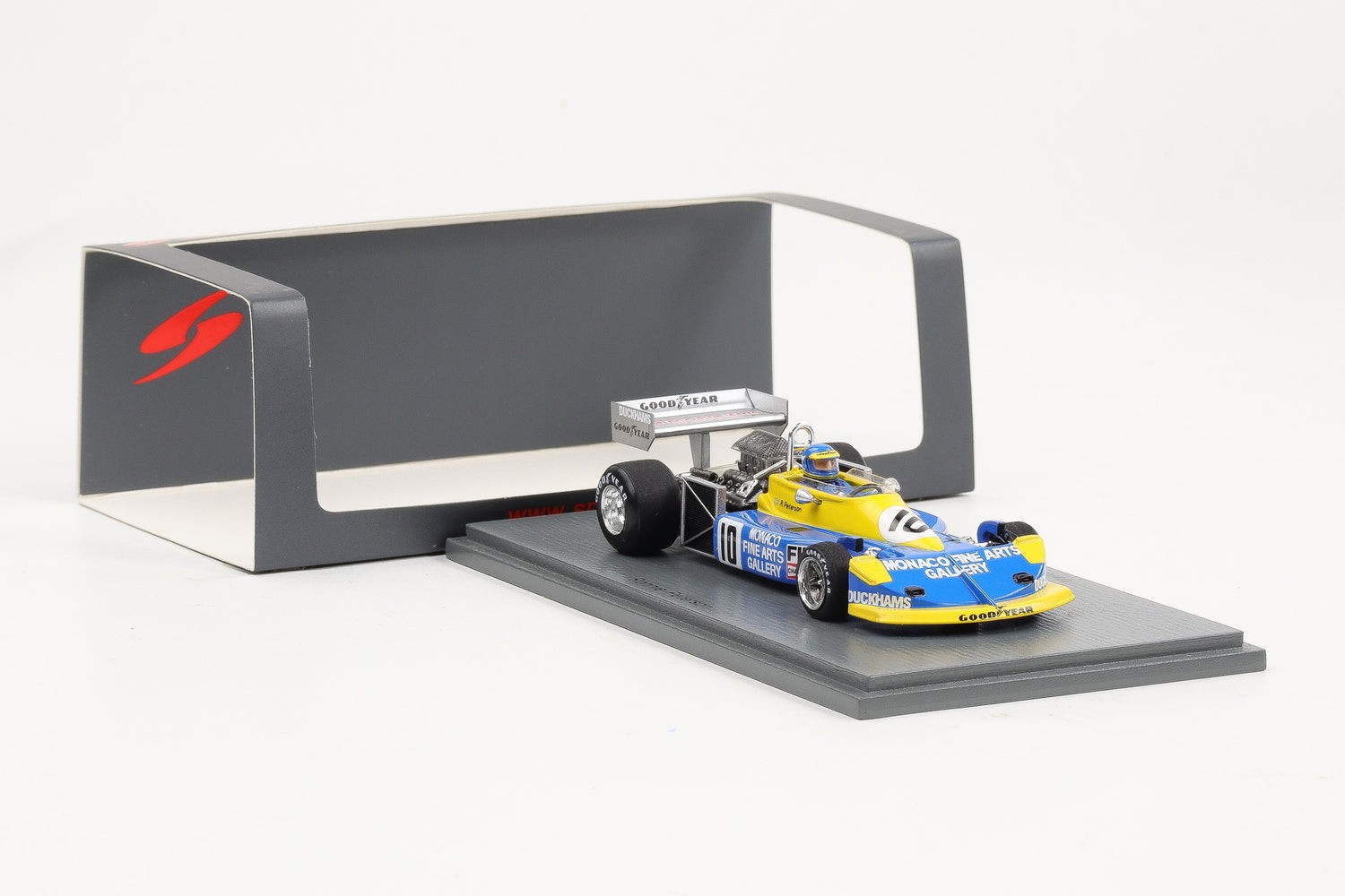 Spark 1:43 March 761 F1 Monaco GP 1976 Ronnie Peterson S5370 Resin Model Car