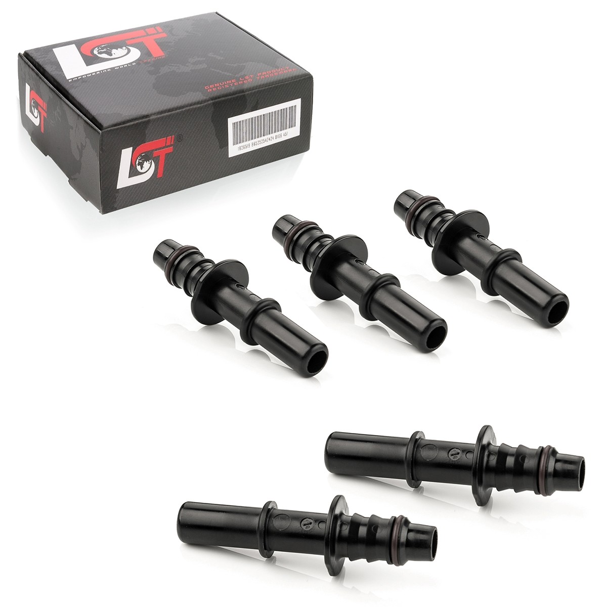 5X Coupling Straight Fuel Line 9.49 X 9Mm For Audi A4 A6