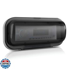 Pyle Water Resistant Marine Stereo Cover - Smoke Colored Heavy Duty Boat Radi...