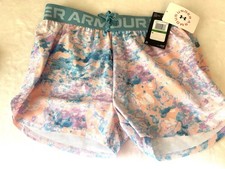 Under Armour Girls Armour Shorts Youth Large Multicolor NWT