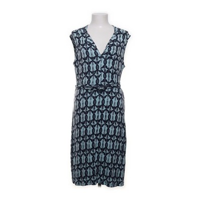 Zero, Kleid, Größe: 42, Blau/Mehrfarbig, Elasthan/Polyester/Viskose, Damen #Blv