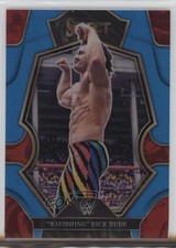 2023 Panini Select WWE Premier Level Blue Prizm 143/199 Ravishing Rick Rude 02g4