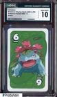 2021 Pokemon Japanese Playing Cards Pocket UNO Green Venusaur CGC 10 GEM MINT
