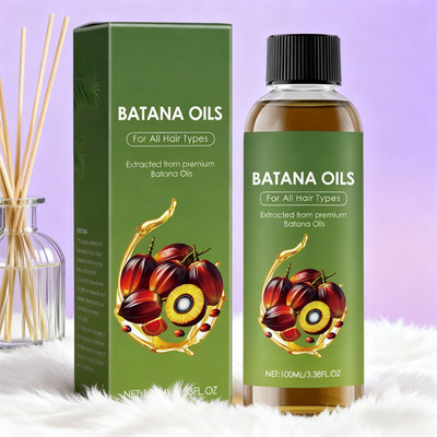 Batana Essential Oil Hair Growth Repair Damaged 100% Pure Natural Smooth Shiny