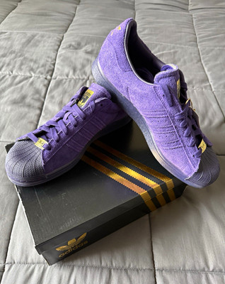 adidas Kader Sylla x Superstar ADV  Dark Purple  Suede Men s Skate Shoe