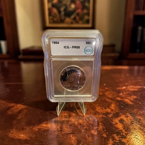 1964 Silver Kennedy Half Dollar PR68 ICG *0113