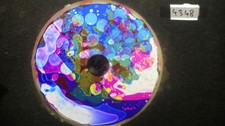 BUBBLE VISION Ölrad MIT KREISEN + PERLEN Optikinetik Projektor Solar 250, AURA