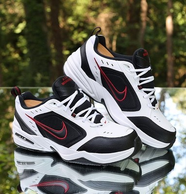 Nike Air Monarch  Men\'s Size 12 Extra Wide White Leather Athletic Shoes s-l400.jpg main image 4