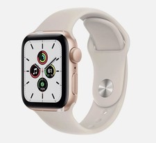 Apple Watch SE GPS 1st Generation A2351 40mm Gold Aluminum/Starlight MKQ03LL/A