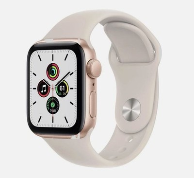 Apple Watch SE (GPS) 1st Generation A2351 40mm Gold Aluminum/Starlight MKQ03LL/A