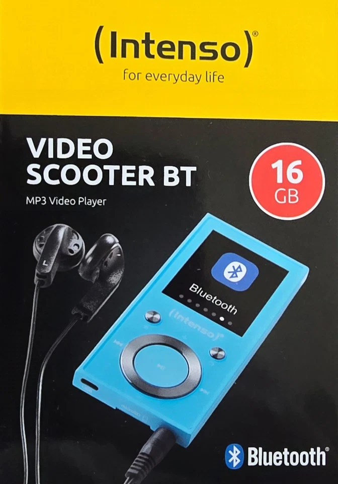 Intenso Video Scooter JPEG AVI MP3 Videoplayer 16GB 1,8" LCD USB microSD OVP - Bild 1 von 1