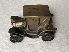Vintage Banthrico 1908 Buick Die Cast Metal Car Coin Bank