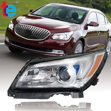 Fit For 2014-2016 Buick LaCrosse Projector Halogen W/LED DRL Headlight Left Side