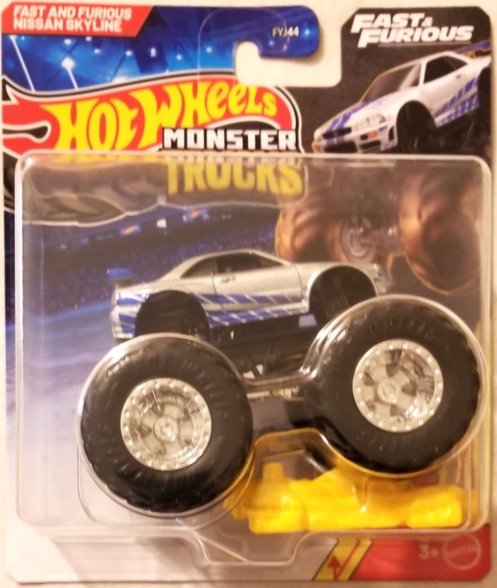 フライングパイレーツ jr Hot Wheels - 2026 Monster Trucks Fast And Furious Nissan Skyline
