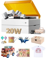 xTool M1 Ultra 20W Laser Engraver,  with Riser Base, Rotary, Inkjet Printing