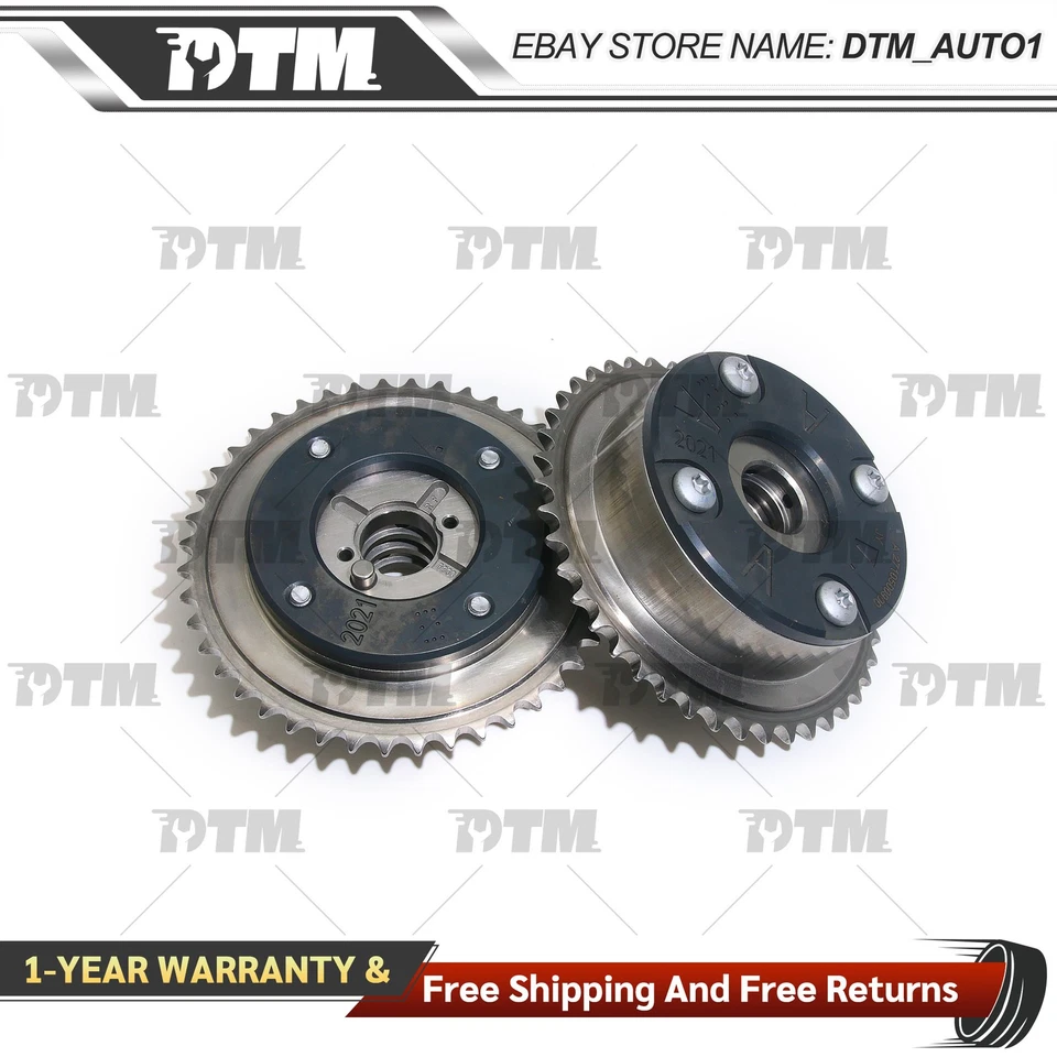 Ajustador de árbol de levas 2710500847 2710501047 2 piezas para Mercedes-Benz M271 C230 W203 Foto 4 de 4