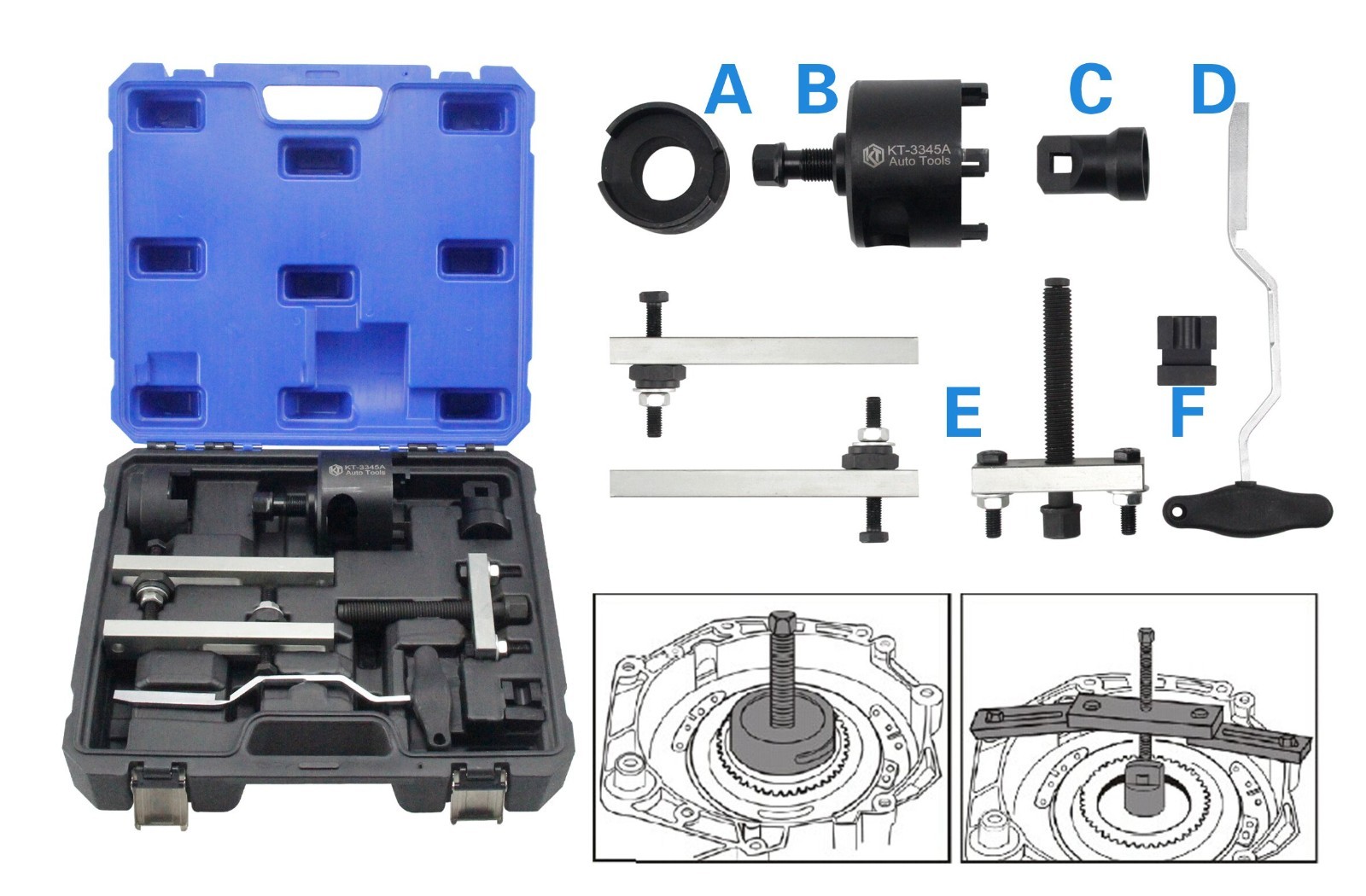Speed Clutch Installer Remover,Double Clutch Transmission Tool for VW Audi