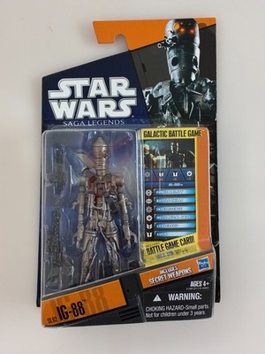 STAR WARS SHADOWS OF THE DARK SIDE SOTDS - SAGA LEGENDS - SL02 IG-88 - 2010 OVP