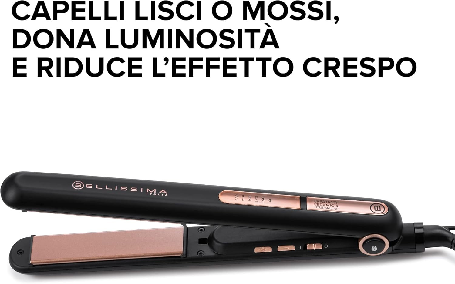 Bellissima Imetec Creativity: Piastra Capelli in Ceramica e Tormalina - 2