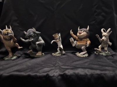 2000 McFarlane toys where the wild things are figures set of five