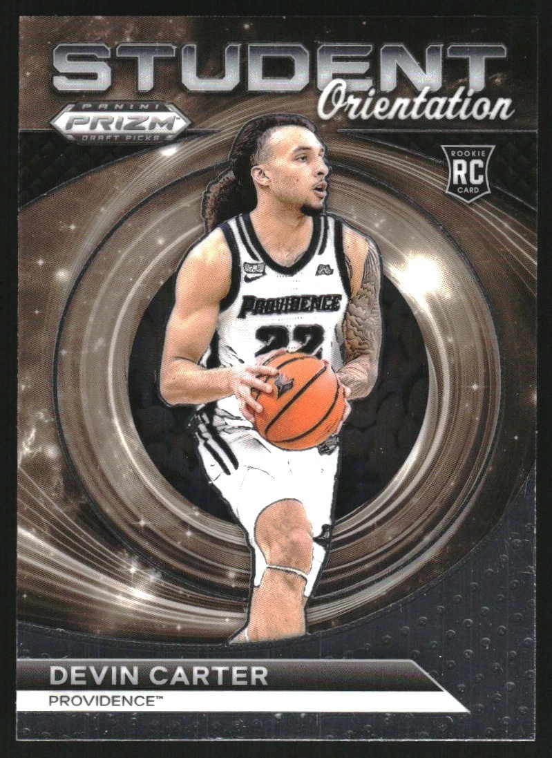 Devin Carter trading card