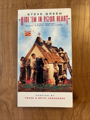 Steve Green Hide  Em In Your Heart VHS Music Videos For Kids FULLY TESTED