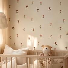 QUCHENG Boho Wall Stickers Girls Bedroom Removable 8.28 5.83 inches, C