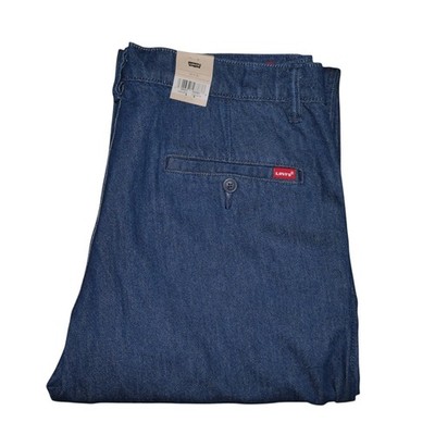 Levi's XX Chino Relaxed Denim Pants Men's Size 34x32 Dark Rinse Trousers NWT