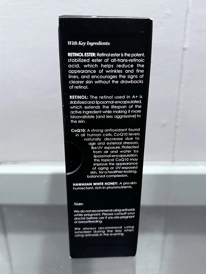 Suero retinoide dosis alta Sunday Riley A+ 1 fl oz/30 ml NUEVO EN CAJA Foto 4 de 4