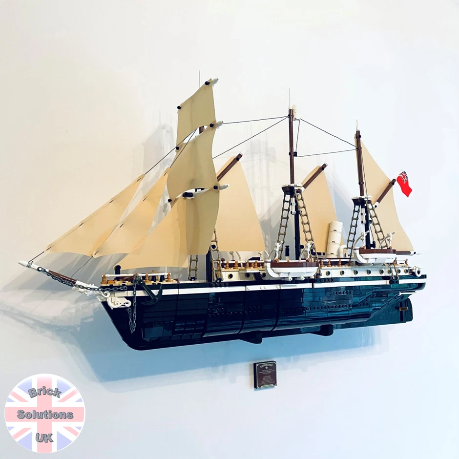 BRICK SOLUTIONS UK Wall Mount for LEGO Icons The Endurance (10335)