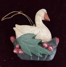 House of Hatten Twelve Days of Christmas Ornament GEESE A LAYING - Calla