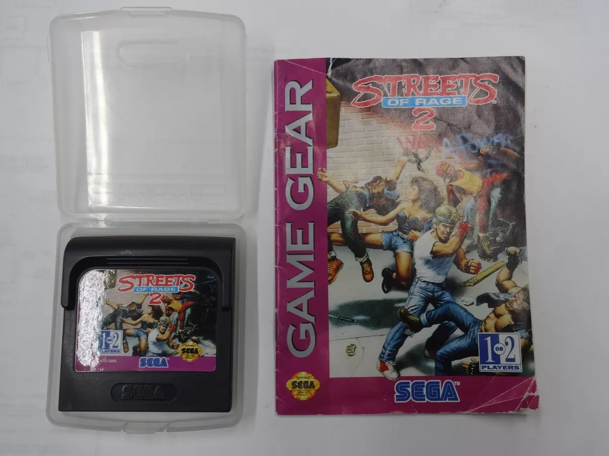 STREETS OF RAGE SEMINOVO - GAME GEAR