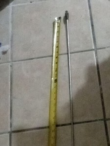 9 Ft Long Stainless Steel Cb Ham Antenna, Pick Up CB , Am, Pm, UFOs  Chicks