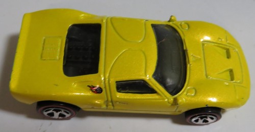 Vintage HOT WHEELS Ford GT-40 Yellow Car HW Red Line 1999 Thailand Used Redline - Picture 4 of 17