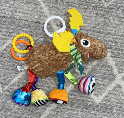 Tomy Lamaze Mortimer the Moose Plush Clip On Toy for Baby with