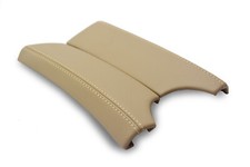 Center Console Lid Armrest Pvc Cover For Mercedes W211 E Class 03-06 Beige
