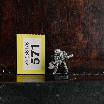 Vintage Skelett ''Scale Armour and Double Handed Axe'' C17 1980s Metal Oldhammer