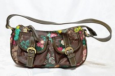 VINTAGE AUTHENTIC OILILY FLORAL ART HANDBAG SHOULDER HOBO BAG