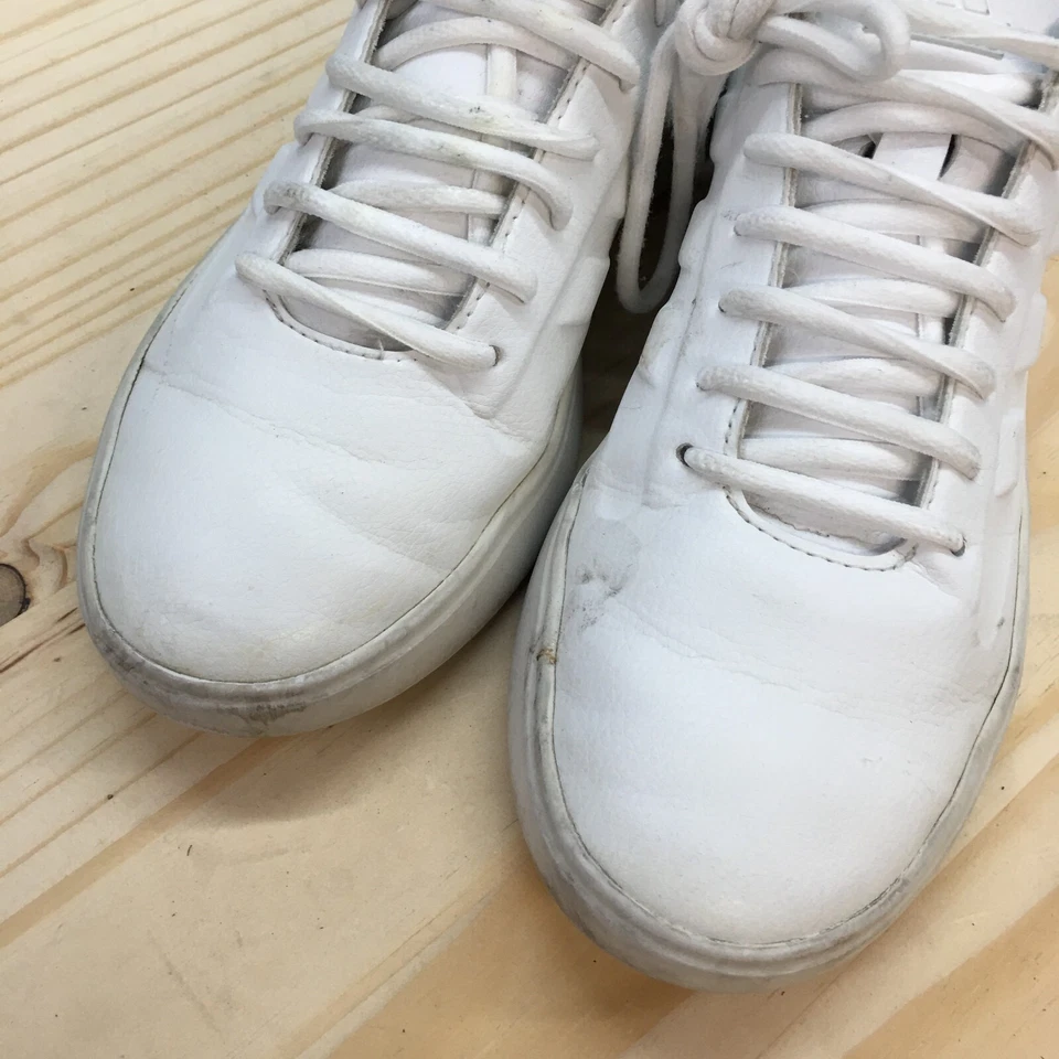 Adidas Shoes Womens 6.5 Zntasy Lightmotion Tennis Sneakers White Faux Leather - Image 4 of 4