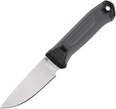 G1069216 Gerber StrongArm Camp Grey 420HC Blade GFN Handle Plastic Sheath USA