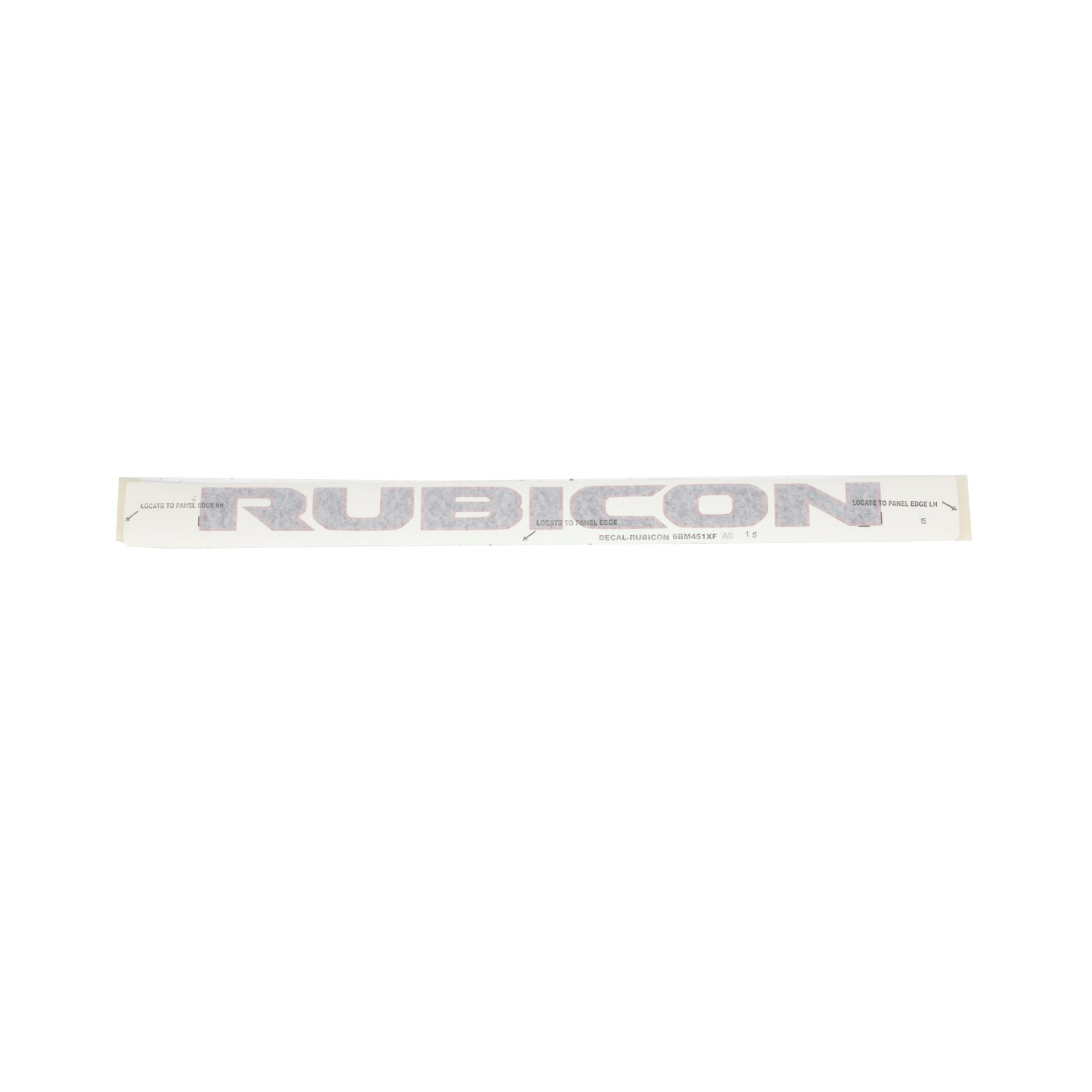 Calcomanía de cofre derecha o izquierda para Wrangler Gladiator Rubicon 2018-2026 (N/P 6BM451XFAB)