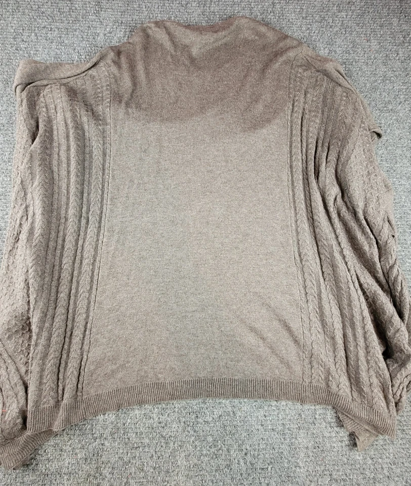 Womens simply vera vera wang Sweater Brown Sweater Wrap Small Medium - Изображение 4 из 4