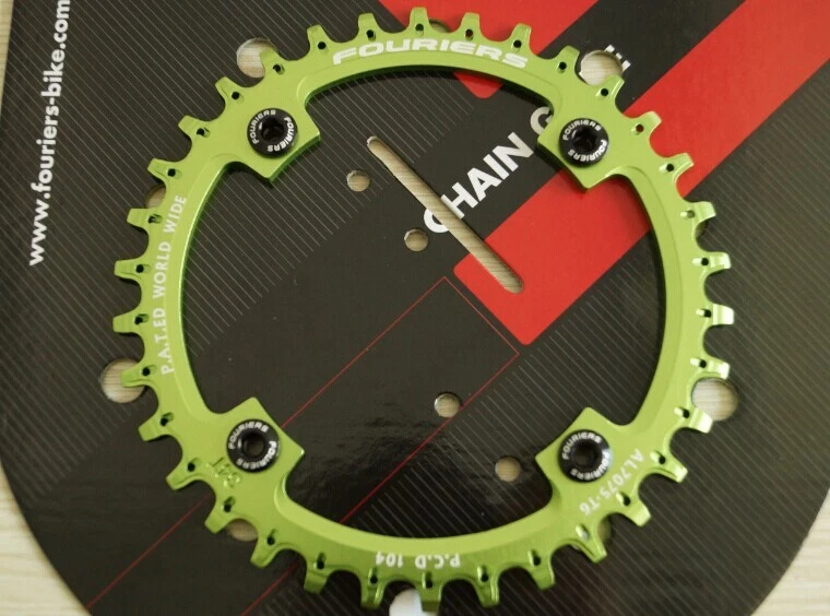 FOURIERS PCD104 Bike Mountain Chainring for Shimano M370 M410 LX 610 670 XT M780 - Image 3 of 4