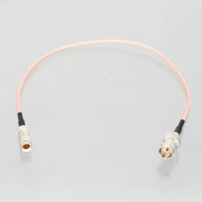 28" Cable DIN 1.0/2.3 Plug convert into BNC Jack Time code Sync genlock DSLR