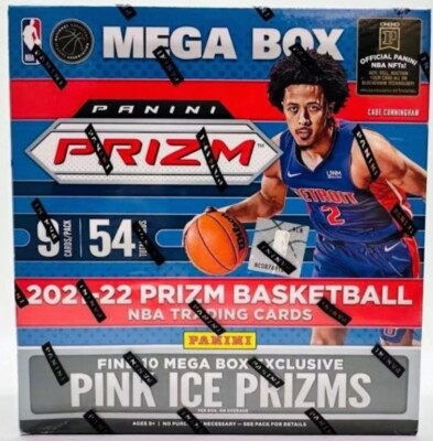 2021-22 Panini Prizm NBA Basketball Card Mega Box Pink Ice Walmart Excl Sealed