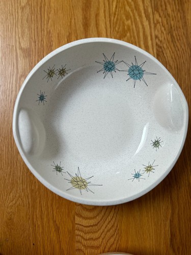 Franciscan "Starburst" 1950's Covered Casserole Dish- Mid-Century   - Afbeelding 2 van 2