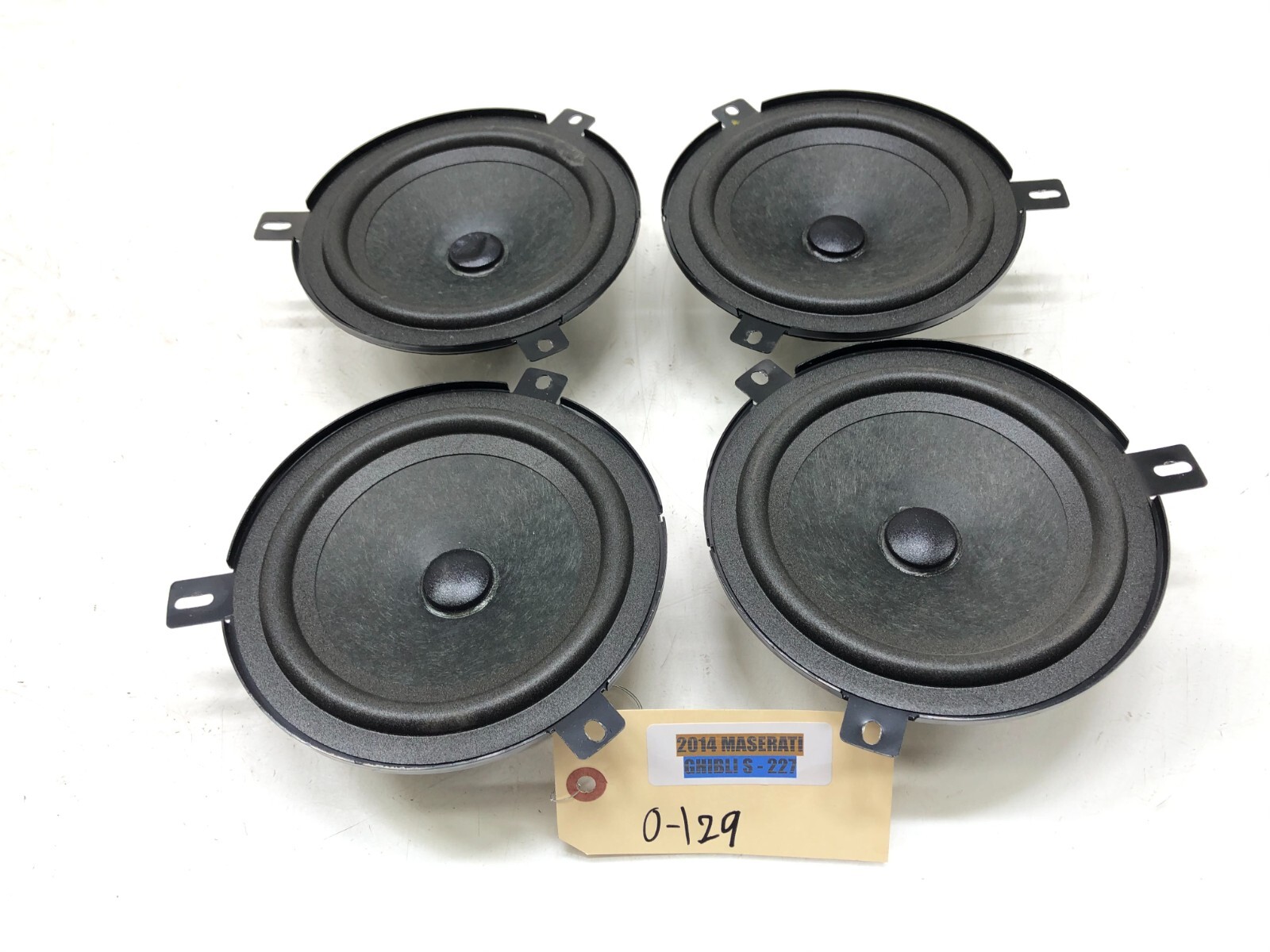 2014-2019 MASERATI GHIBLI DOOR SPEAKERS X4 OEM.
