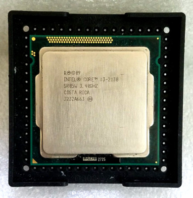 lot of 2 Intel Core i3-2130 SR05W 3.4GHz Dual-Core LGA1155 Socket CPU Processor