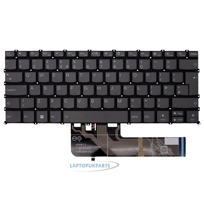 Neu UK Tastatur für Lenovo Yoga Slim 7 Pro-14IHU5 Pro-14ITL5 Laptop grau hintergrundbeleuchtet